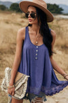 Boho Flared Long Tank Top