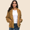 Boho Fleece Camel Jacket