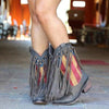 Boho Fringed Boots USA