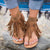 Boho Fringed Sandals