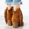 Boho Fringes High Boots