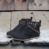 Boho Fringes Stud Boots