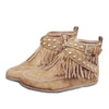 Boho Fringes Stud Boots