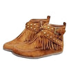 Boho Fringes Stud Boots