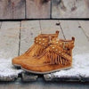 Boho Fringes Stud Boots