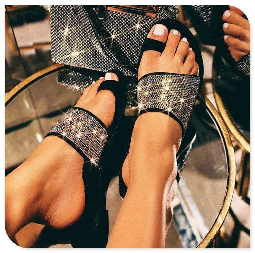 Boho Glitter Sandals