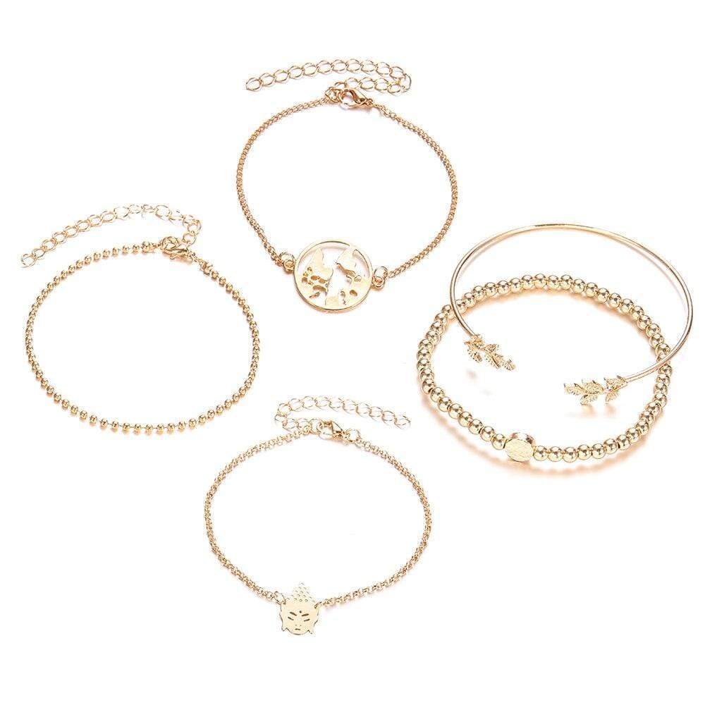 Boho Gold Bracelets Earth & Nature