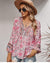 Boho Hippie Blouse in Pink