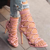 Boho Intertwined Heeled Open Sandals