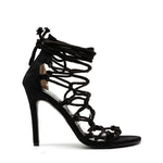 Boho Intertwined Heeled Open Sandals