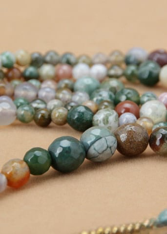 Boho Beaded Necklace 3 Layers