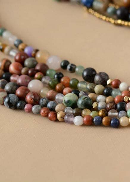 Boho Necklace Teardop Pendant