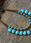 Boho Beads Vintage Necklace - 2 Layers