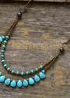 Boho Beads Vintage Necklace - 2 Layers