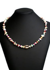 Colorful Boho Necklace - Gold Shell