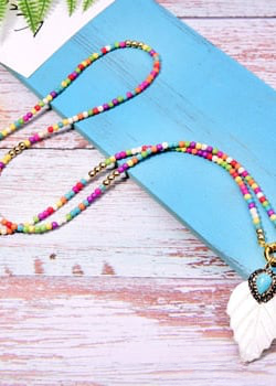 Boho Beads Colorful Necklace