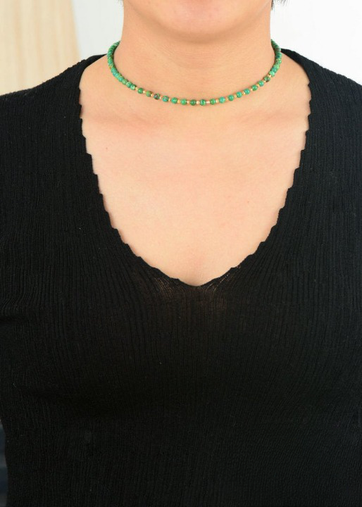 Choker Beaded Necklace Boho Style