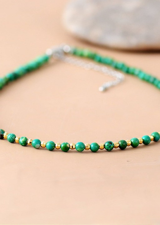 Choker Beaded Necklace Boho Style