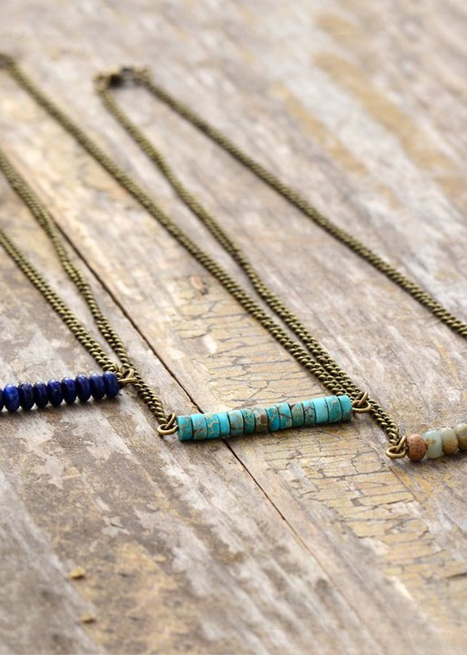 Ethnic Gold Chain Boho Necklace