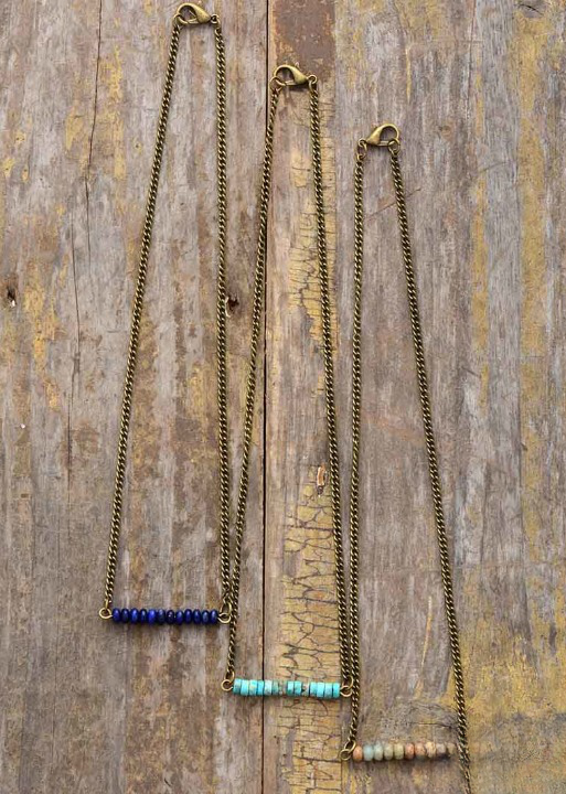 Ethnic Gold Chain Boho Necklace