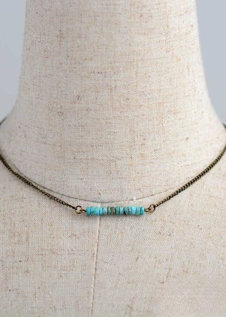 Ethnic Gold Chain Boho Necklace