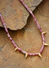 Pink Boho Choker Necklace