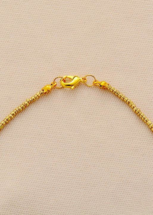 Boho Choker Necklace Gold Chain