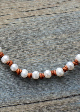 Boho Chokers Pearl Necklace
