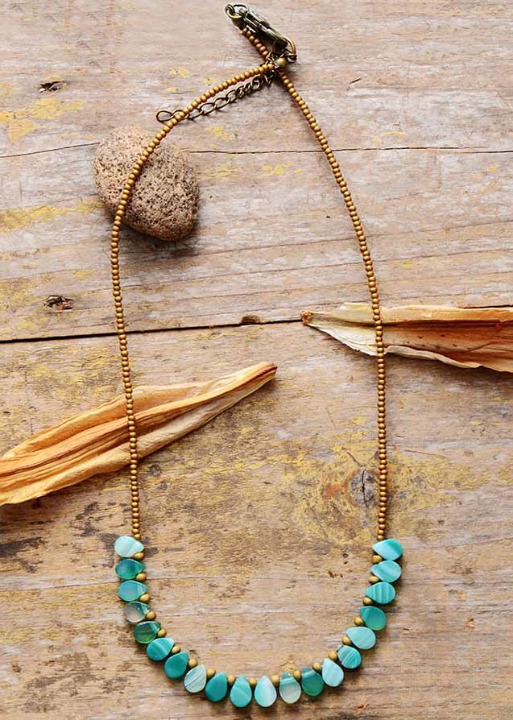 Long Boho Ethnic Necklace