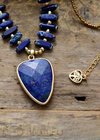Boho Beads Necklace Heart Pendant