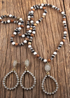 Boho Necklace Long - Natural Stone