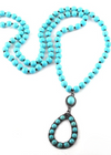 Unicolor Long Boho Pearls Necklace