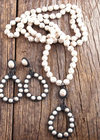 Unicolor Long Boho Pearls Necklace