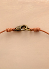 Boho Leather Necklace Pendant