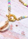 Boho Hippie Necklace Shell Pendant