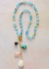 Boho Beaded Summer Necklace