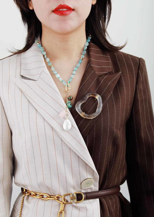 Boho Beaded Summer Necklace