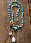 Boho Beaded Summer Necklace