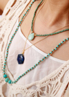 Boho Beads Turquoise Necklace