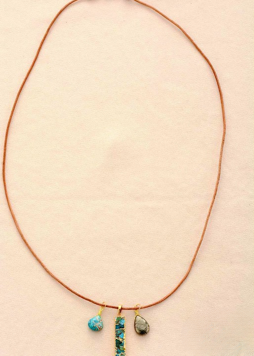 Long Boho Pendant Necklace