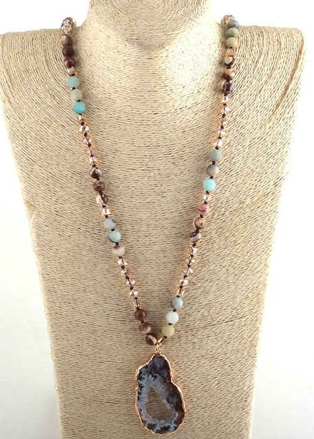 Ethnic Boho Beaded Necklace