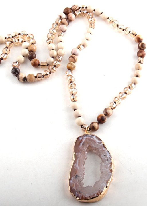 Ethnic Boho Beaded Necklace