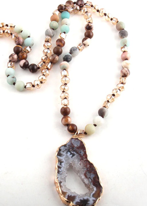 Ethnic Boho Beaded Necklace