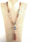 Beaded Boho Necklaces - Natural Stone
