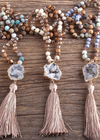 Beaded Boho Necklaces - Natural Stone