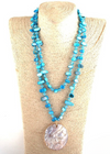 Boho Beaded Necklace 2 Layers