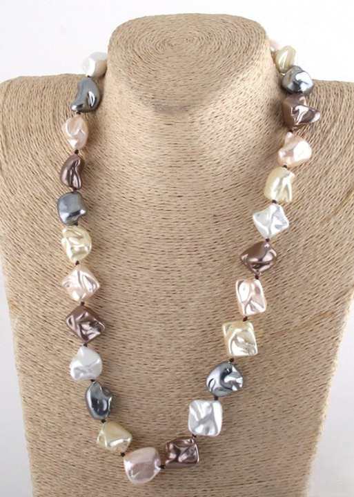 Long Boho Pearl Necklaces
