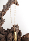 Gold Boho Necklace with Pendant