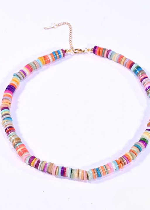 Colorful Boho Choker Necklace