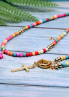 Colorful Boho Beaded Necklace